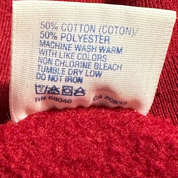 Vintage Discus Athletic Large Red Crewneck Sweatshirt Made In USA - Picture 4 of 9